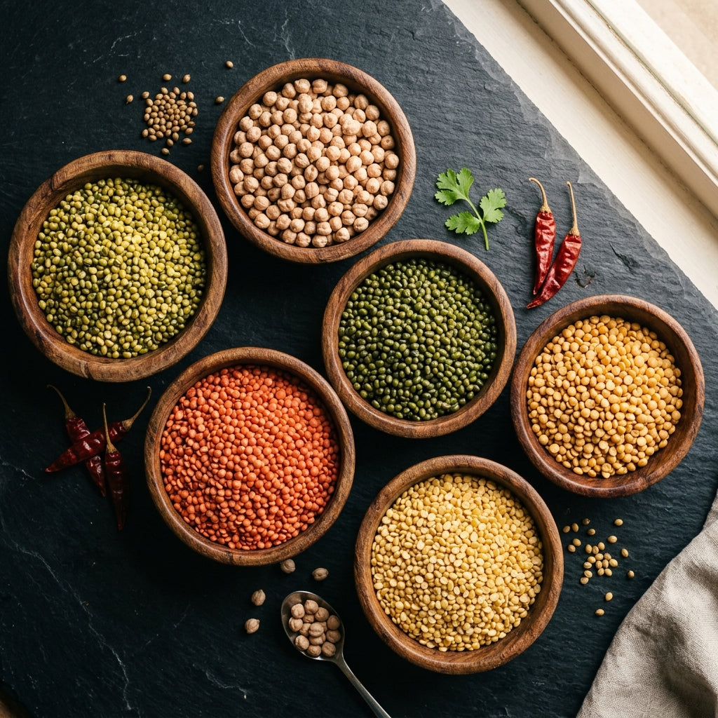 red lentils masoor dal UK, toor dal pigeon peas bulk UK, moong dal green gram online